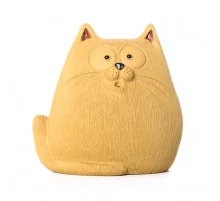 Фигурка Удивленный кот 455, глина, 7 см