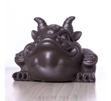 Фигурка Рогатая жаба 426, глина
