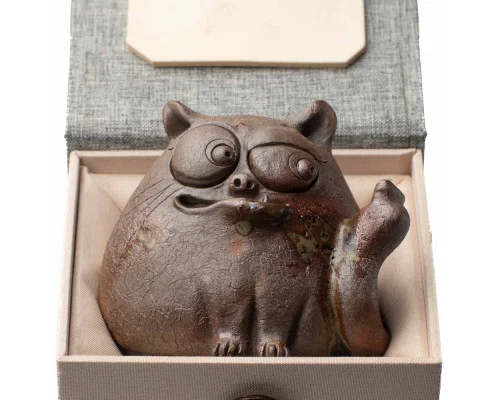 Фигурка Кот Хитрец 682, глина, 9 см