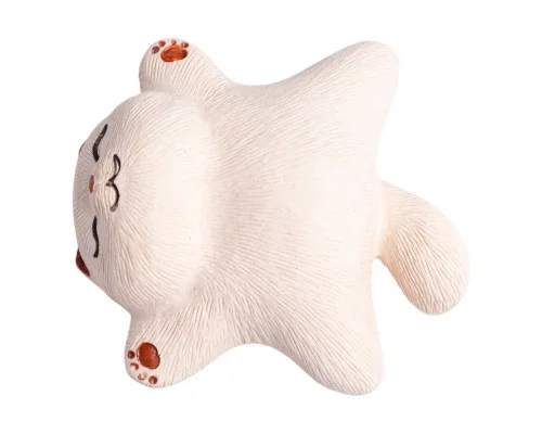 Фигурка Кот на спине 848, глина, 7 см