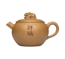 Чайник из исинской глины т1309, 170 мл