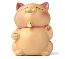 Фигурка Кот Манэки-нэко 520, глина, 6 см