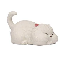 Фигурка Кот Снежок 615, глина, 6 см