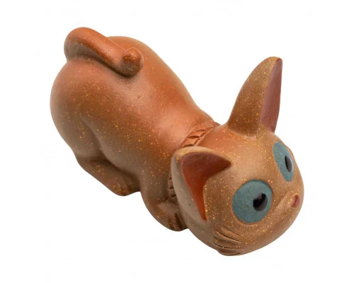 Фигурка Настороженный Кот Ведьмы 793, глина, 9 см
