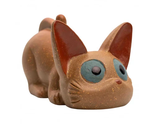 Фигурка Настороженный Кот Ведьмы 793, глина, 9 см