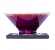 Пиала Гранат 963, глина, глазурь, 100 мл