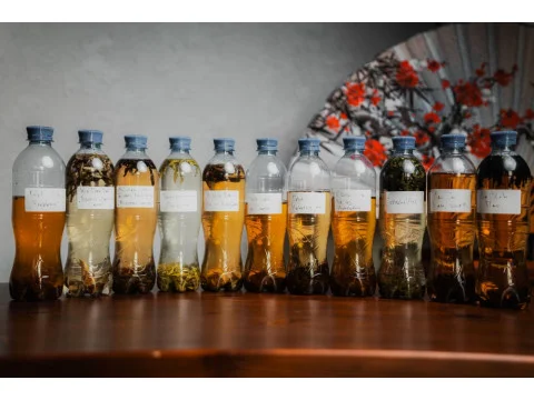 Чайное пиво, чайное шампанское: чай на газированной воде