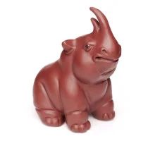 Фигурка Уверенный Носорог 598, глина, 8 см